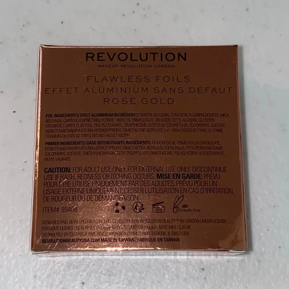 Makeup revolution flawless foils rose eye shadow New